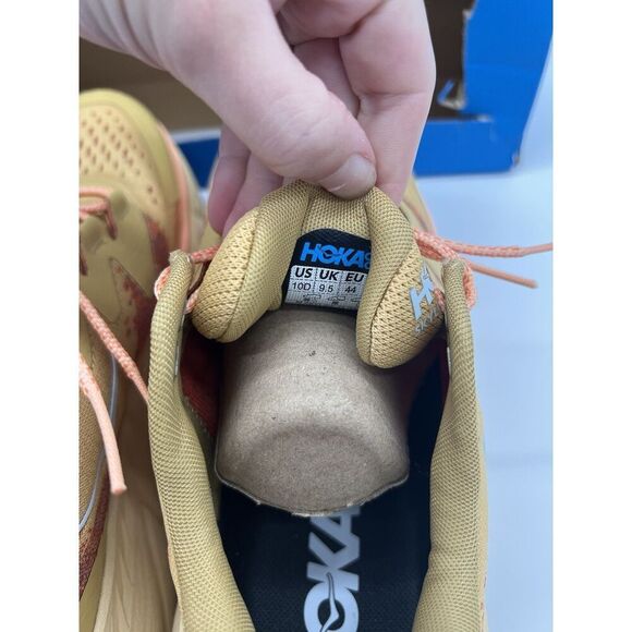 HOKA Skyline Float X Brown Pollen Hiking Shoes 114160-FLX Mens Size 10 - Picture 7 of 9